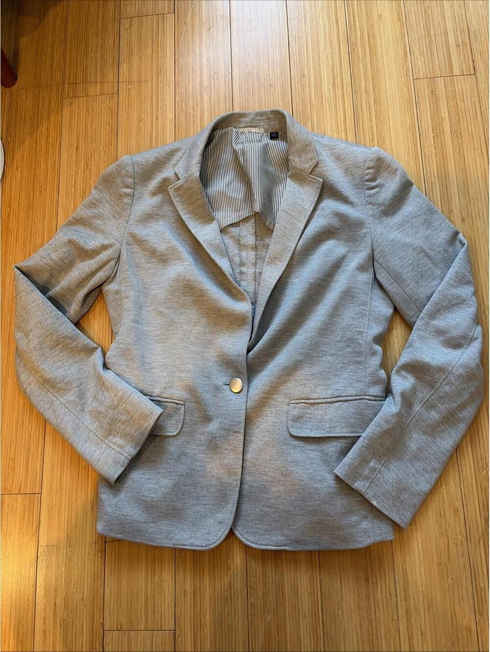 Uniqlo Knit Blazer Womens M Unlined